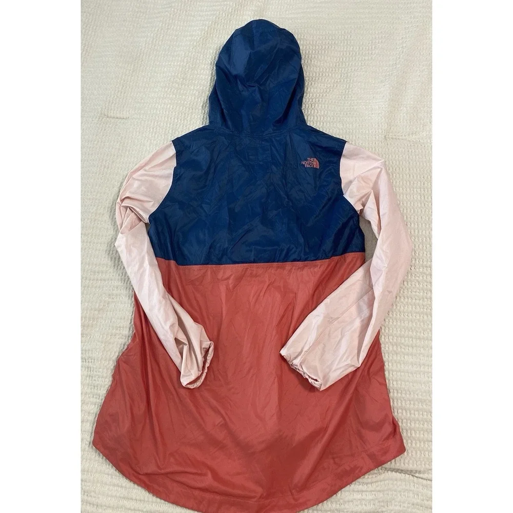 The‎ North Face XS Pink Navy Coral Breaker Windwall Pullover Anorak Jacket NWOT